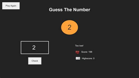 Github Dylanbuchi Guess The Number A Game To Guess The Hidden Number Built With Html Css