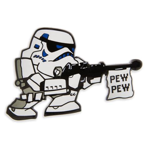 Stormtrooper Pew Pew Pin Star Wars Disney Store