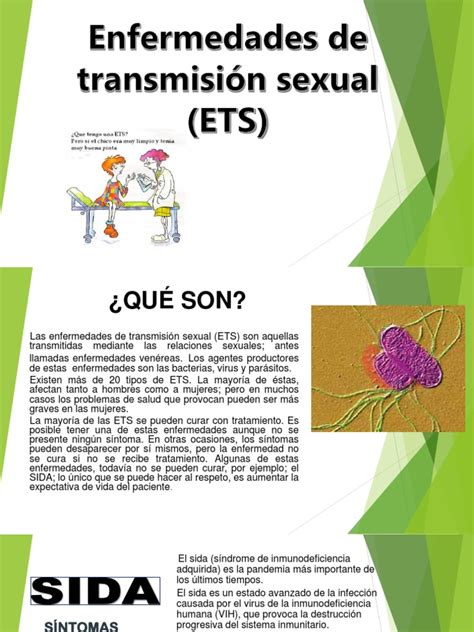 Enfermedades De Transmisión Sexual Ets Pptx Infección Transmitida Sexualmente Vih Sida