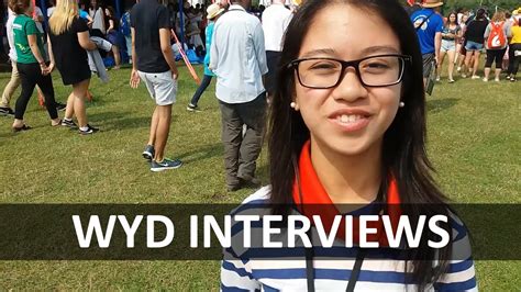 World Youth Day Interviews With Pilgrims Youtube