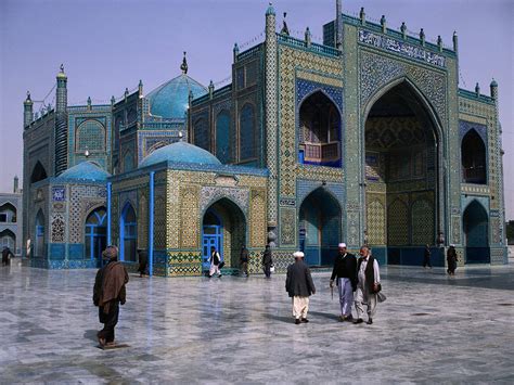The Blue Mosque In Herat Afghanistan Blue Mosque Beautiful Places