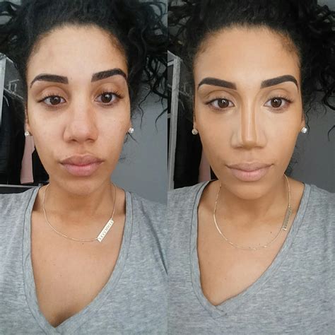 Big nose makeup highlighter makeup. How To Contour A Crooked Nose With Makeup | Saubhaya Makeup