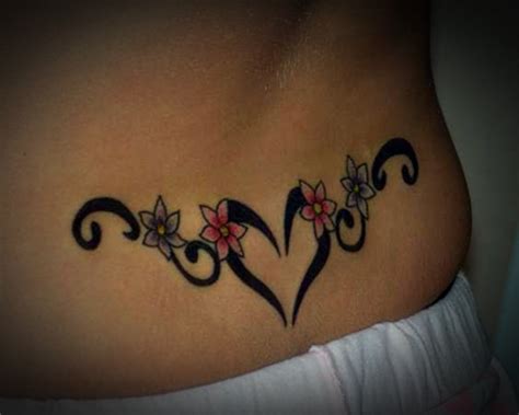 50 lower back tattoos for women and girls
