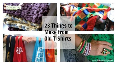 23 Things To Make From Old T Shirts Domesblissity