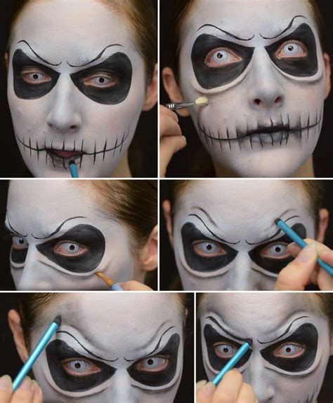 Jack Skellington Makeup Tutorial Halloween Makeup Scary Nightmare