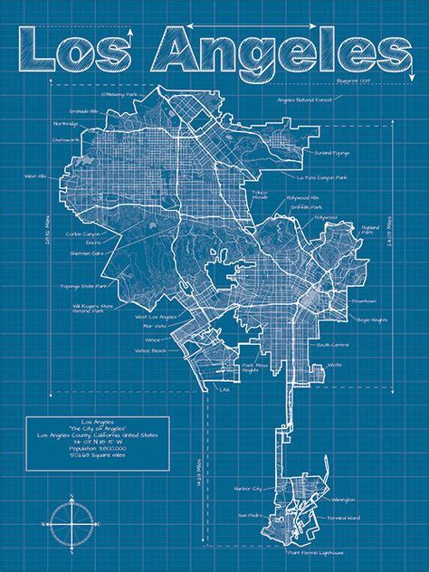 Los Angeles Neighborhood Map 2009 Los Angeles California Has One Of