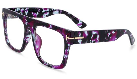 ccspace unisex full rim square resin titanium frame eyeglasses 45718 in 2022 square glasses
