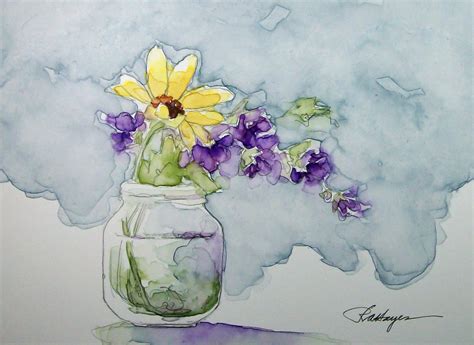 Daily Watercolors Floral Watercolor Painting