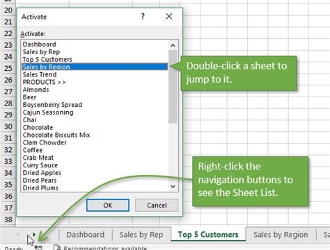 7 Shortcuts For Working With Worksheet Tabs In Excel Excel Campus