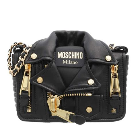 Moschino Shoulder Bag Fantasy Print Black Crossbody Bag Fashionette