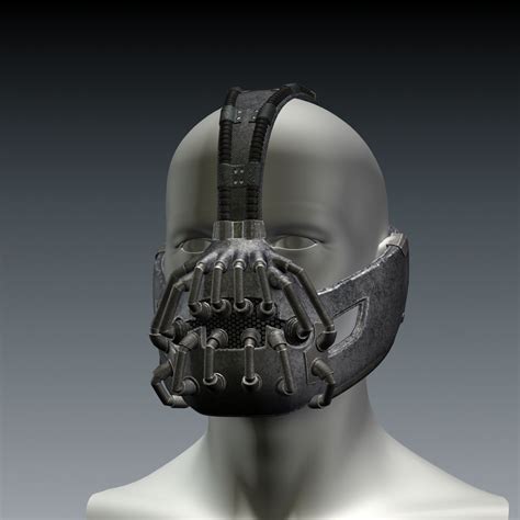 Bane Mask 3d Model Cgtrader