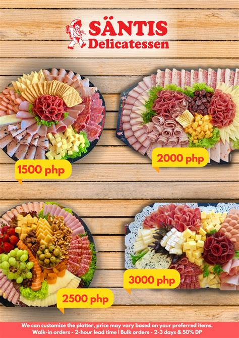 Our Charcuterie Platters Are A Feast Santis Delicatessen