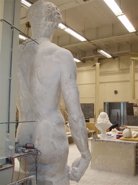 Guest Post Plaster Cast Of Michelangelos David In The Plaster Cast