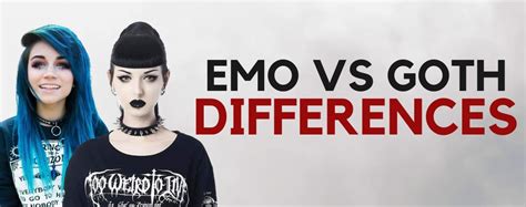 Emo Vs Goth Difference Between Emo And Goth Goth Clothing