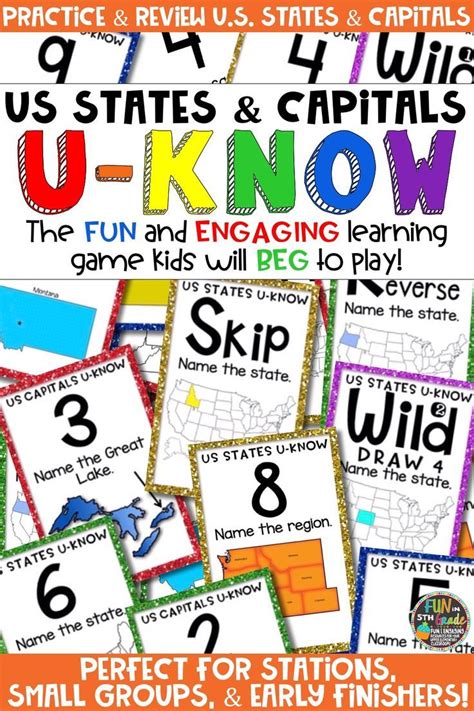 Students Love Playing U Know Games For Fun Review Of Us States And