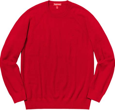 Supreme Cashmere Sweater Fw18 Red Fw18