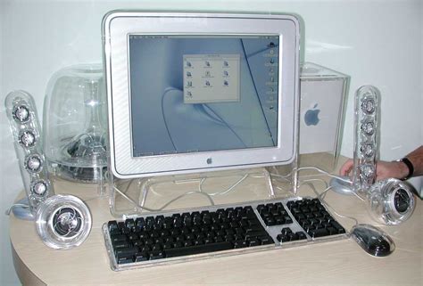 Y2k Aesthetic Institute — Power Mac G4 Cube With Apple Pro Mouse