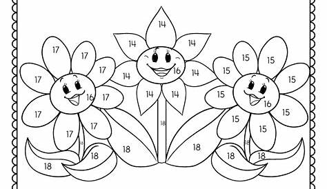 printable addition coloring worksheets