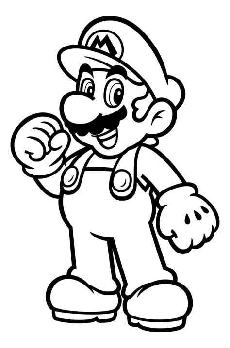 Dibujos Mario Bros Para Colorear 100 Imágenes Se Imprimen