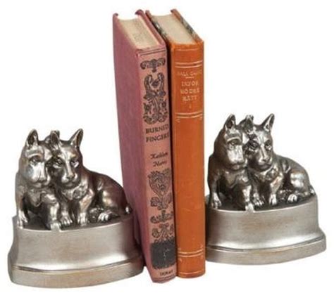 Bookends Bookend Classic 2 Sitting Scottie Dogs Cast Resin Hand Cast