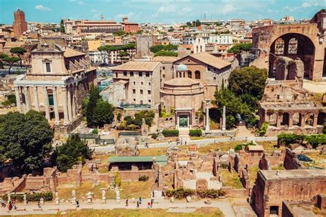 The Basilica Of Maxentius And Constantine In The Roman Forum Rome