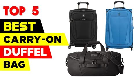 Top 5 Best Carry On Duffel Bags Reviews For 2022 Youtube