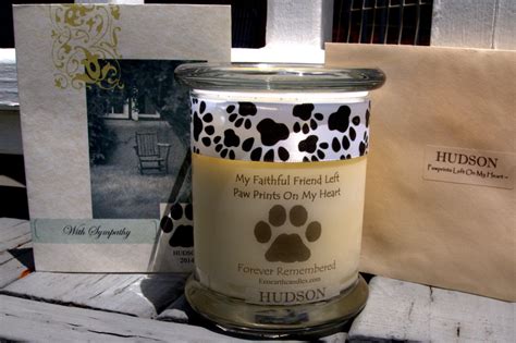 Pet Memorial Candles Forever Remembered Soy Candles With