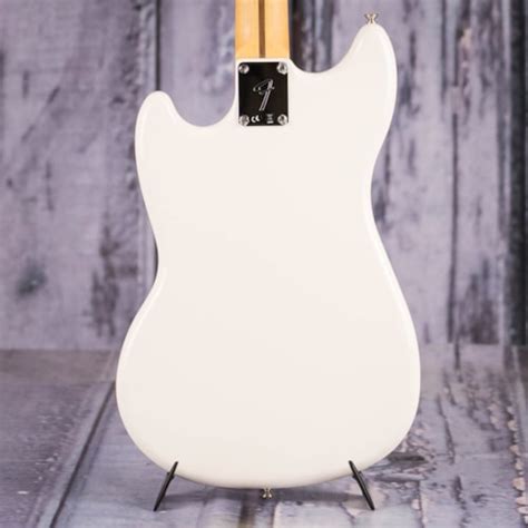 Fender Mustang Pj Bass Olympic White Guitars Bass Replay Guitar