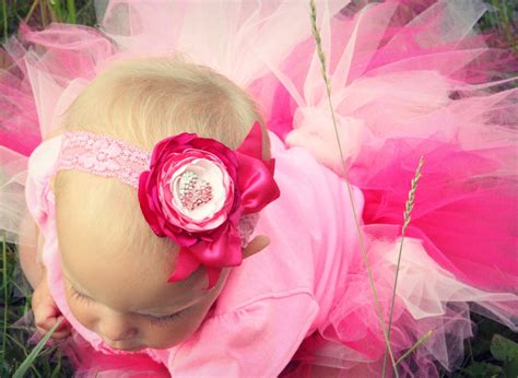Stunning Handmade Pink Headband With By Leahslittleflowers On Etsy