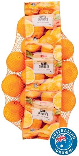 Buy Coles Australian Navel Oranges 3kg Bag From Coles On Sale From Wed