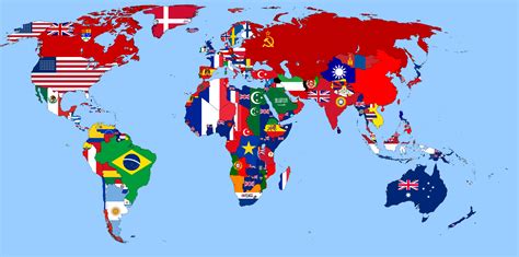 1945 Blank World Political Map Map