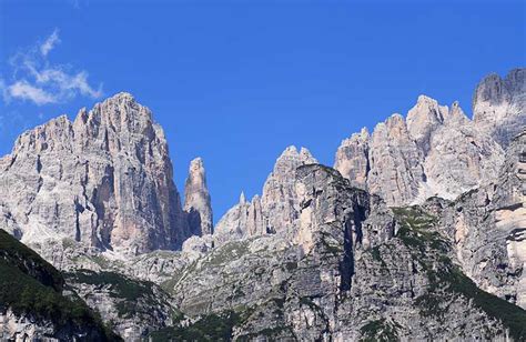 Brenta Dolomites Heading South In Italy