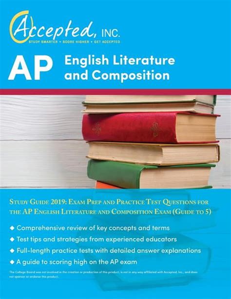 Ap English Literature And Composition Study Guide 2019 Exam Prep And