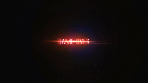 2048x1152 Game Over Typography 4k Wallpaper2048x1152 Resolution Hd 4k