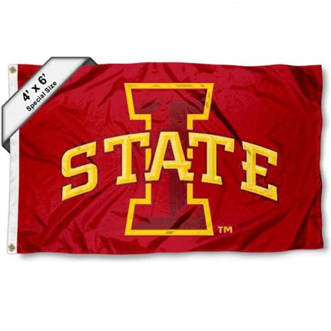 Iowa State Cyclones 4x6 Flag And 4x6 Foot Flags For Iowa State Cyclones