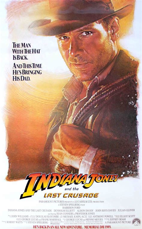 Indiana Jones And The Last Crusade Indiana Jones Movie Posters Indiana