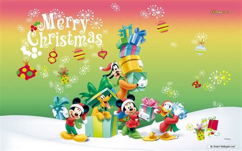 Disney Merry Christmas Wallpapers Wallpaper Cave