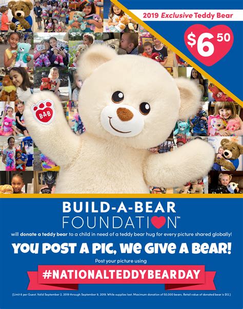 Celebrate National Teddy Bear Day With Build A Bear Workshop And Walmart