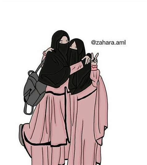 Gambar Muslimah Sahabat Kartun Hijab Kartun Gambar