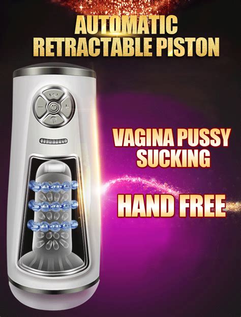 Piston Masturbator Retractable Vibrator Automatic Blowjob Thrusting