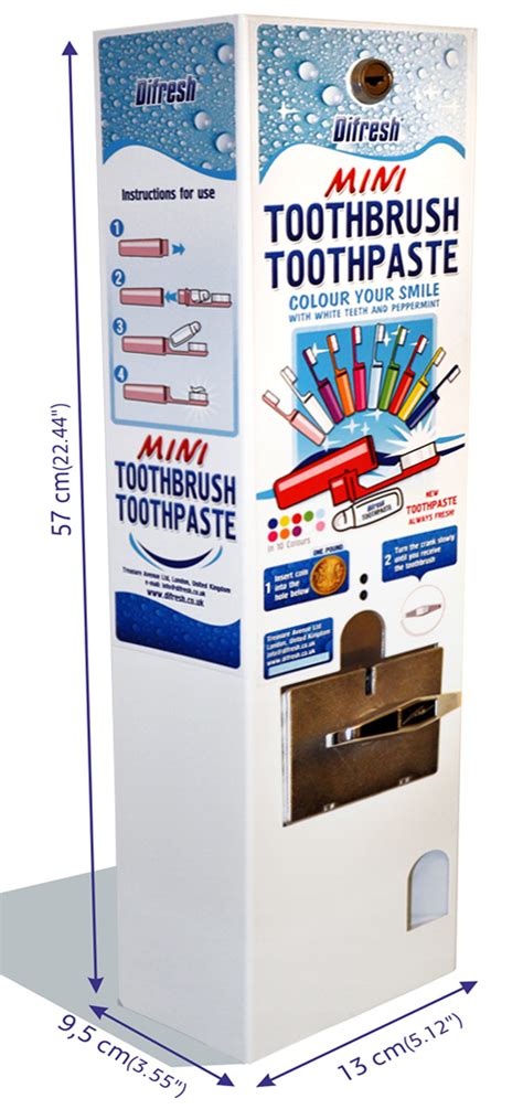 Difresh Toothbrush With Toothpaste Vending Machine Mechanical