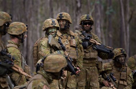 2014 Army Riflemen In Their New Australian Multicam Camouflage Uniform