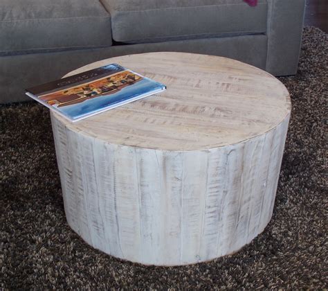 The Versatility Of A Whitewashed Round Coffee Table Coffee Table Decor