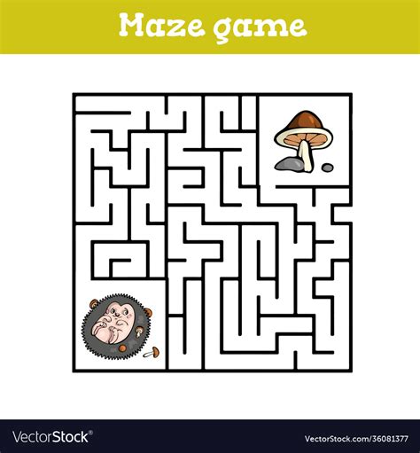 Maze Game For Children Royalty Free Vector Image