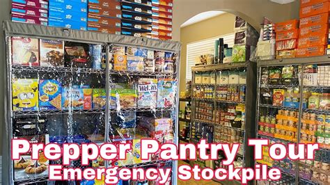 Prepper Pantry Tour Emergency Food Stockpile