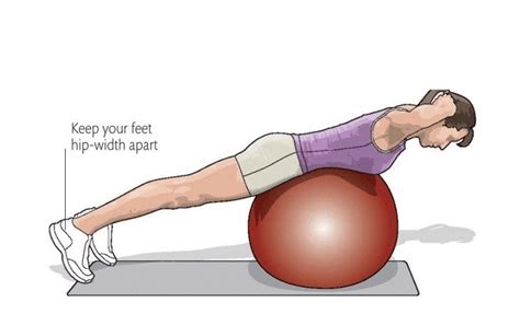 swiss ball back extension exercise