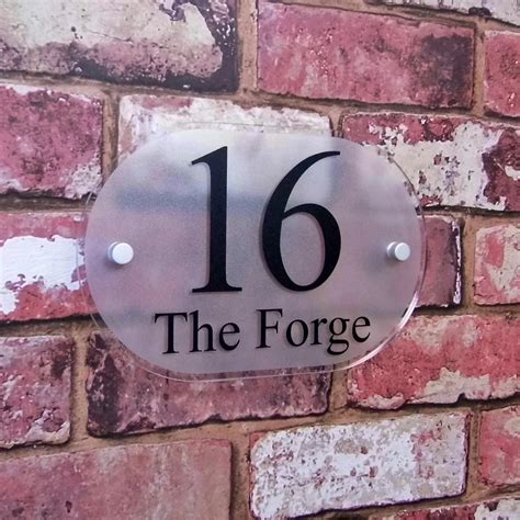 30 Modern House Number Signs
