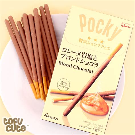 Buy Glico Japanese Pocky Luxury Chocolatier Blond Chocolat At Tofu Cute