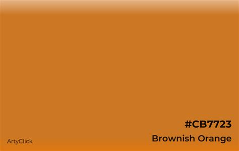 Brownish Orange Color Artyclick