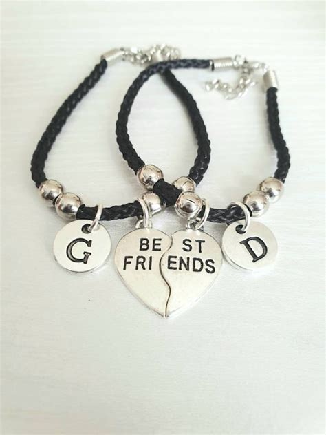 Best Friends Bracelets Set Of 2 Friendship Bracelet Etsy